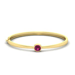 Load image into Gallery viewer, Minimalist Solitaire Bangle Bracelet
