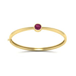 Load image into Gallery viewer, Minimalist Solitaire Bangle Bracelet

