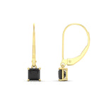Load image into Gallery viewer, 0.50-ct-princess-cut-black-diamond-leverback-dangle-earrings-in-yellow-gold-fdear11236prgblackangle4-0.50ct-nl-yg.jpg?v=1765510581