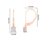 Load image into Gallery viewer, 0.50-ct-princess-cut-diamond-leverback-dangle-earrings-in-rose-gold-fdear11236prangle4-0.50ct-nl-rg-hw.jpg?v=1765510580