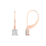 Load image into Gallery viewer, 0.50-ct-princess-cut-diamond-leverback-dangle-earrings-in-rose-gold-fdear11236prangle4-0.50ct-nl-rg.jpg?v=1765510581