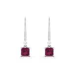 Load image into Gallery viewer, 0.50-ct-princess-cut-pink-sapphire-leverback-dangle-earrings-in-white-gold-fdear11236prgsadrpiangle2-0.50ct-nl-wg.jpg?v=1765510581