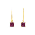 Load image into Gallery viewer, 0.50-ct-princess-cut-pink-sapphire-leverback-dangle-earrings-in-yellow-gold-fdear11236prgsadrpiangle2-0.50ct-nl-yg.jpg?v=1765510580