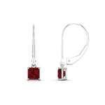 Load image into Gallery viewer, 0.50-ct-princess-cut-ruby-leverback-dangle-earrings-in-white-gold-fdear11236prgrudrangle4-0.50ct-nl-wg.jpg?v=1765510580