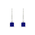 Load image into Gallery viewer, 0.50-ct-princess-cut-sapphire-leverback-dangle-earrings-in-white-gold-fdear11236prgsablangle2-0.50ct-nl-wg.jpg?v=1765510582