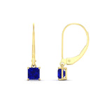 Load image into Gallery viewer, 0.50-ct-princess-cut-sapphire-leverback-dangle-earrings-in-yellow-gold-fdear11236prgsablangle4-0.50ct-nl-yg.jpg?v=1765510580