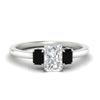 Load image into Gallery viewer, 0.50-ct-radiant-cut-three-stone-black-diamond-engagement-ring-in-white-gold-fdenr9299ragblacksleep-0.50ct-nl-wg.jpg