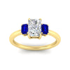 Load image into Gallery viewer, 0.50-ct-radiant-cut-three-stone-sapphire-engagement-ring-in-yellow-gold-fdenr9299ragsablangle5-0.50ct-nl-yg.jpg
