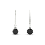 Load image into Gallery viewer, 0.50-ct-round-cut-black-diamond-leverback-dangle-earrings-in-white-gold-fdear11236rogblackangle2-0.50ct-nl-wg.jpg?v=1768373563