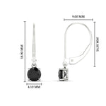 Load image into Gallery viewer, 0.50-ct-round-cut-black-diamond-leverback-dangle-earrings-in-white-gold-fdear11236rogblackangle4-0.50ct-nl-wg-hw.jpg?v=1768373563