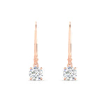 Load image into Gallery viewer, 0.50-ct-round-cut-diamond-leverback-dangle-earrings-in-rose-gold-fdear11236roangle2-0.50ct-nl-rg.jpg?v=1768373563