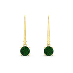 Load image into Gallery viewer, 0.50-ct-round-cut-emerald-leverback-dangle-earrings-in-yellow-gold-fdear11236rogemgrangle2-0.50ct-nl-yg.jpg?v=1768373563