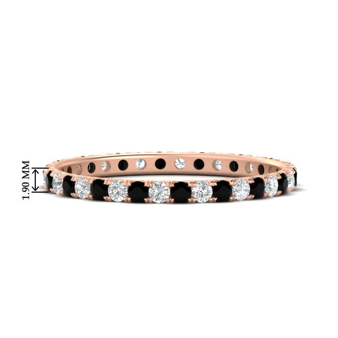 0.50-ct-round-diamond-eternity-anniversary-band-with-black-diamond-in-rose-gold-FDEWB8371GBLACK-0.50CT-NL-RG-HW