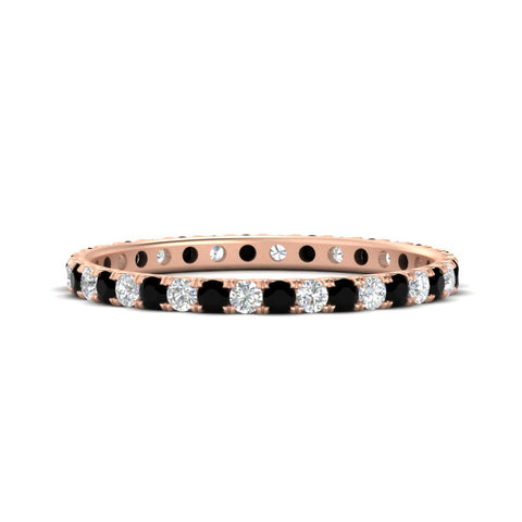 0.50-ct-round-diamond-eternity-anniversary-band-with-black-diamond-in-rose-gold-FDEWB8371GBLACK-0.50CT-NL-RG