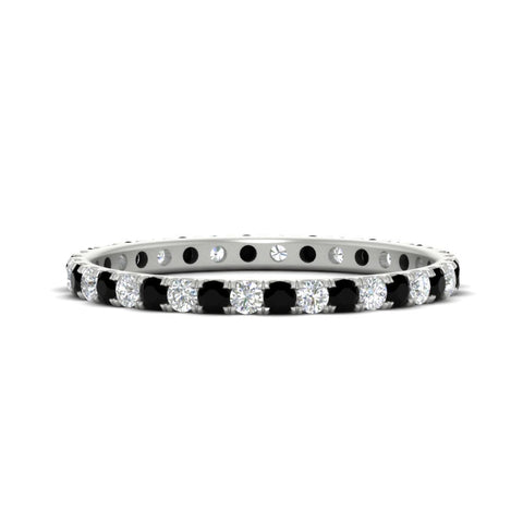 0.50-ct-round-diamond-eternity-anniversary-band-with-black-diamond-in-white-gold-FDEWB8371GBLACK-0.50CT-NL-WG