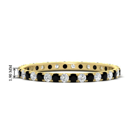 0.50-ct-round-diamond-eternity-anniversary-band-with-black-diamond-in-yellow-gold-FDEWB8371GBLACK-0.50CT-NL-YG-HW