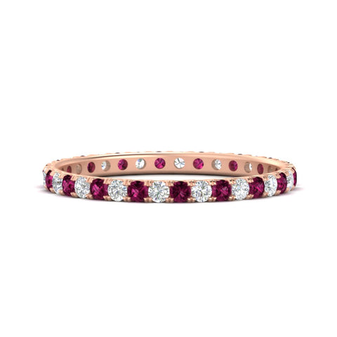 0.50-ct-round-diamond-eternity-anniversary-band-with-pink-sapphire-in-rose-gold-FDEWB8371GSADRPI-0.50CT-NL-RG