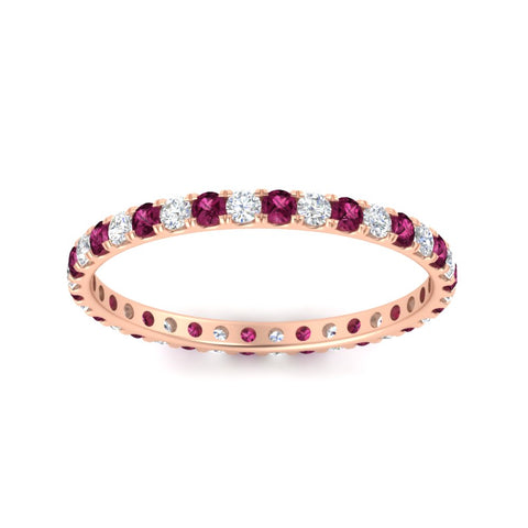 0.50-ct-round-diamond-eternity-anniversary-band-with-pink-sapphire-in-rose-gold-FDEWB8371GSADRPIANGLE5-0.50CT-NL-RG
