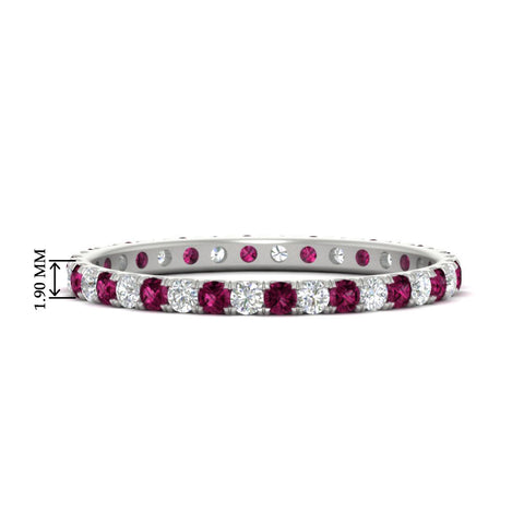0.50-ct-round-diamond-eternity-anniversary-band-with-pink-sapphire-in-white-gold-FDEWB8371GSADRPI-0.50CT-NL-WG-HW