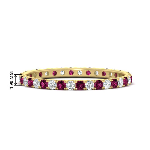 0.50-ct-round-diamond-eternity-anniversary-band-with-pink-sapphire-in-yellow-gold-FDEWB8371GSADRPI-0.50CT-NL-YG-HW
