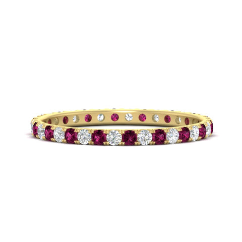 0.50-ct-round-diamond-eternity-anniversary-band-with-pink-sapphire-in-yellow-gold-FDEWB8371GSADRPI-0.50CT-NL-YG