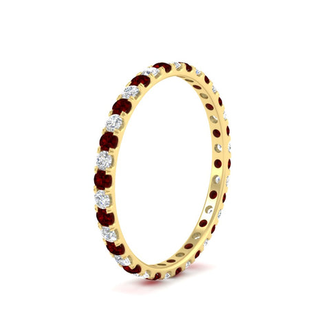 0.50-ct-round-diamond-eternity-anniversary-band-with-ruby-in-yellow-gold-FDEWB8371GRUDRANGLE2-0.50CT-NL-YG