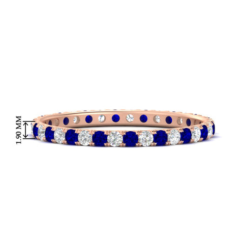 0.50-ct-round-diamond-eternity-anniversary-band-with-sapphire-in-rose-gold-FDEWB8371GSABL-0.50CT-NL-RG-HW
