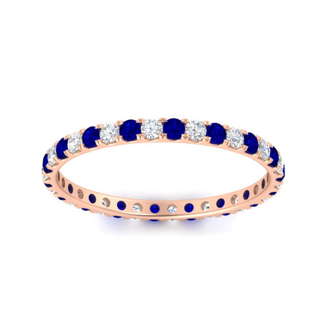 0.50-ct-round-diamond-eternity-anniversary-band-with-sapphire-in-rose-gold-FDEWB8371GSABLANGLE5-0.50CT-NL-RG