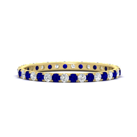 0.50-ct-round-diamond-eternity-anniversary-band-with-sapphire-in-yellow-gold-FDEWB8371GSABL-0.50CT-NL-YG
