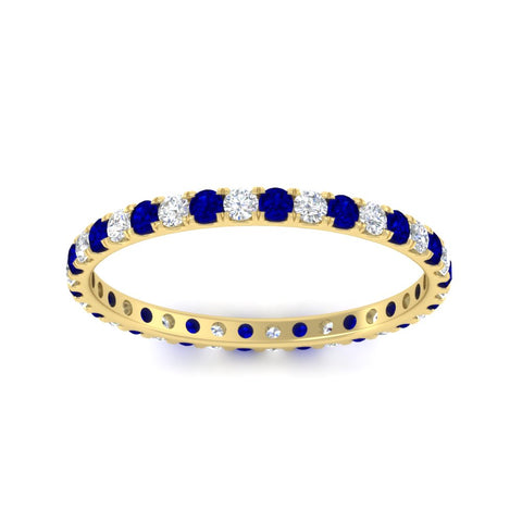 0.50-ct-round-diamond-eternity-anniversary-band-with-sapphire-in-yellow-gold-FDEWB8371GSABLANGLE5-0.50CT-NL-YG