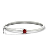 Load image into Gallery viewer, Minimalist Solitaire Bangle Bracelet