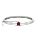 Load image into Gallery viewer, Minimalist Solitaire Bangle Bracelet
