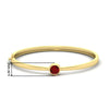 Load image into Gallery viewer, Minimalist Solitaire Bangle Bracelet