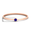 Load image into Gallery viewer, Minimalist Solitaire Bangle Bracelet