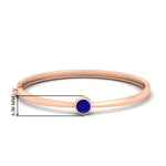 Load image into Gallery viewer, Minimalist Solitaire Bangle Bracelet
