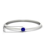 Load image into Gallery viewer, Minimalist Solitaire Bangle Bracelet
