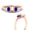 Load image into Gallery viewer, 0.50-ct-semi-mount-three-stone-sapphire-engagement-ring-in-rose-gold-fdenr9299smgsablangle3-0.50ct-nl-rg.jpg