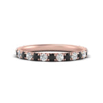 Load image into Gallery viewer, 0.50-ct-simple-pave-wedding-band-with-black-diamond-in-FDENS1425BGBLACK-NL-RG

