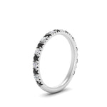 Load image into Gallery viewer, 0.50-ct-simple-pave-wedding-band-with-black-diamond-in-FDENS1425BGBLACK-NL-WG
