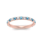 Load image into Gallery viewer, 0.50-ct-simple-pave-wedding-band-with-blue-topaz-in-FDENS1425BGICBLTO-NL-RG
