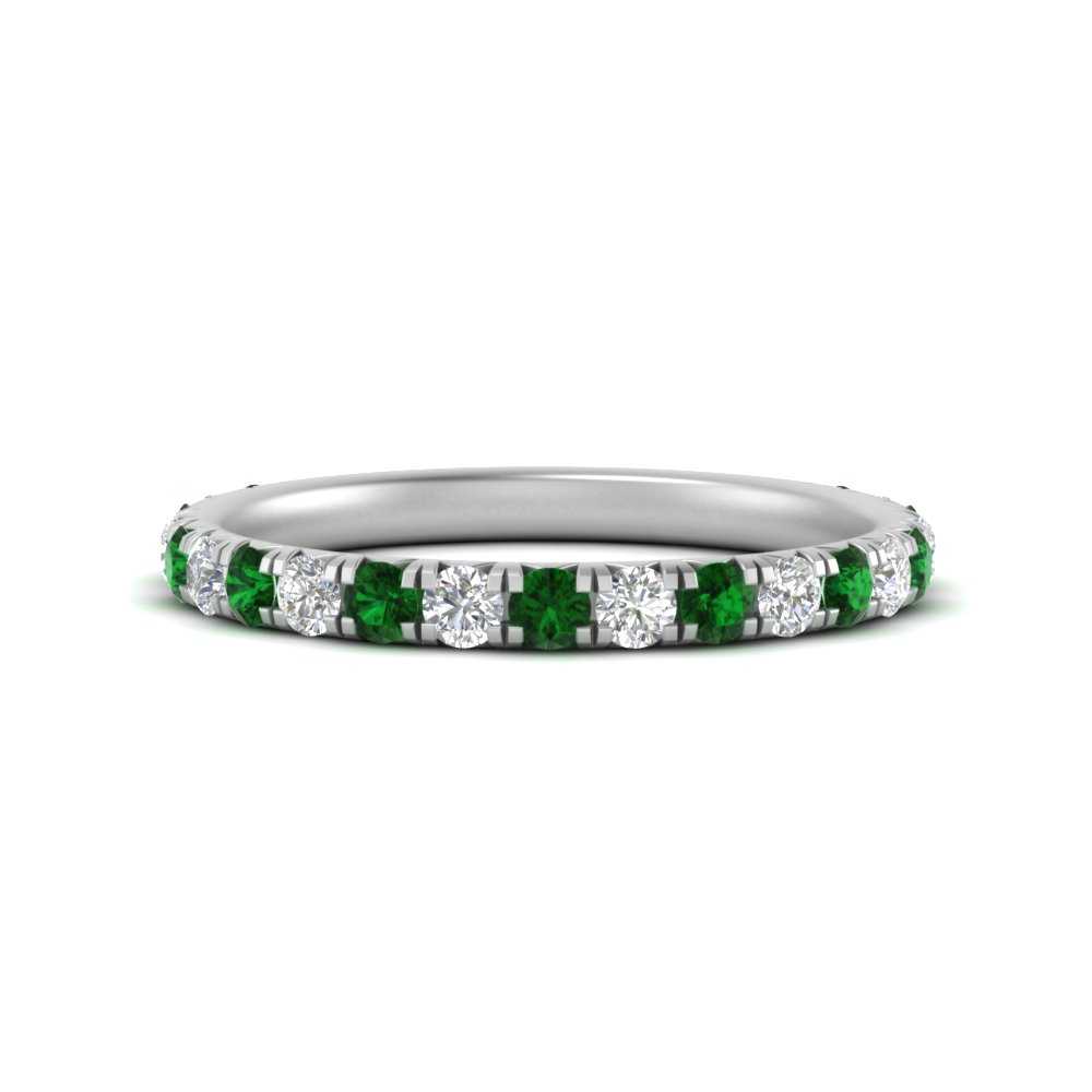 0.50-ct-simple-pave-wedding-band-with-emerald-in-FDENS1425BGEMGR-NL-WG