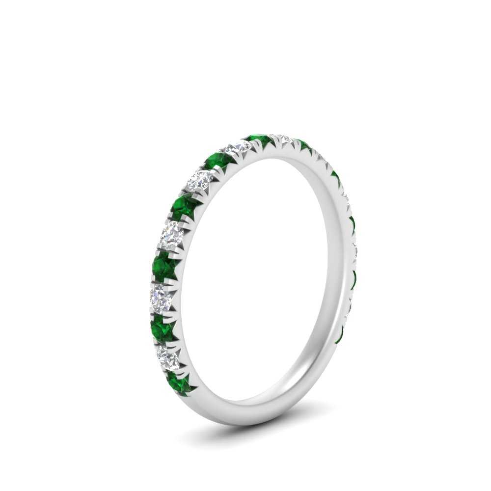 0.50-ct-simple-pave-wedding-band-with-emerald-in-FDENS1425BGEMGR-NL-WG