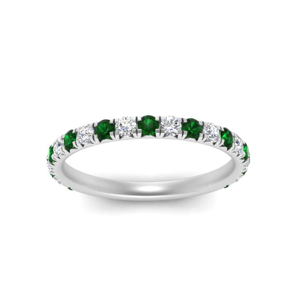 0.50-ct-simple-pave-wedding-band-with-emerald-in-FDENS1425BGEMGR-NL-WG