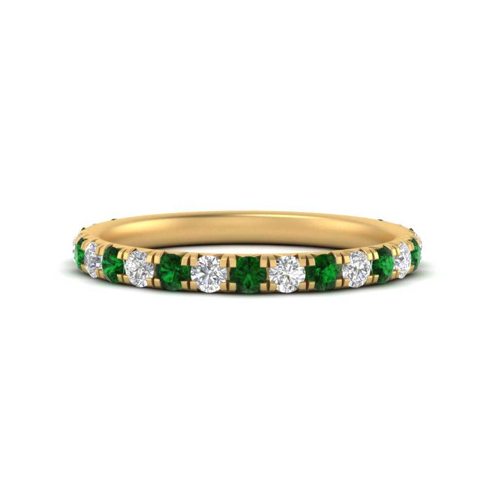 0.50-ct-simple-pave-wedding-band-with-emerald-in-FDENS1425BGEMGR-NL-YG