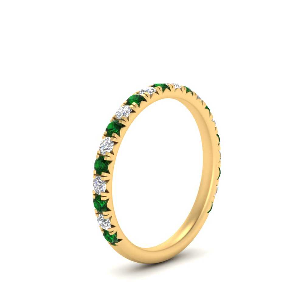 0.50-ct-simple-pave-wedding-band-with-emerald-in-FDENS1425BGEMGR-NL-YG