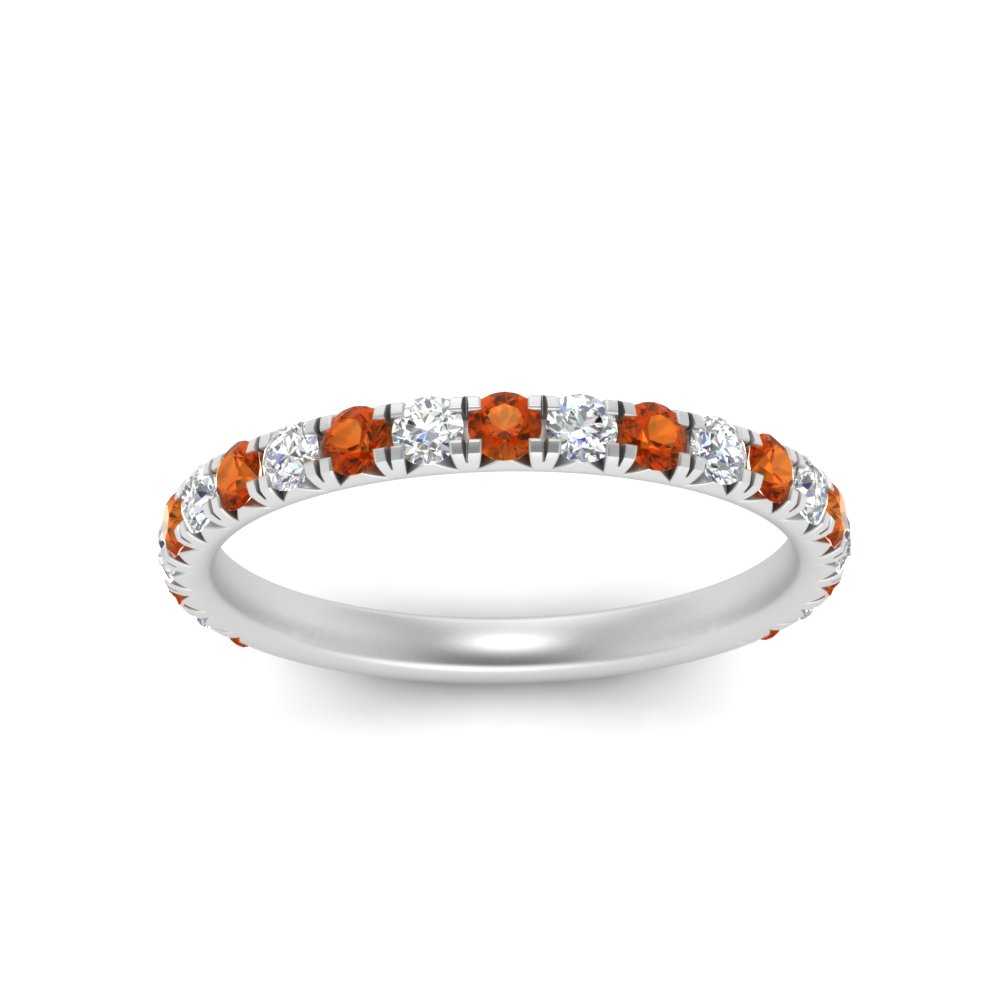 0.50-ct-simple-pave-wedding-band-with-orange-sapphire-in-FDENS1425BGSAOR-NL-WG
