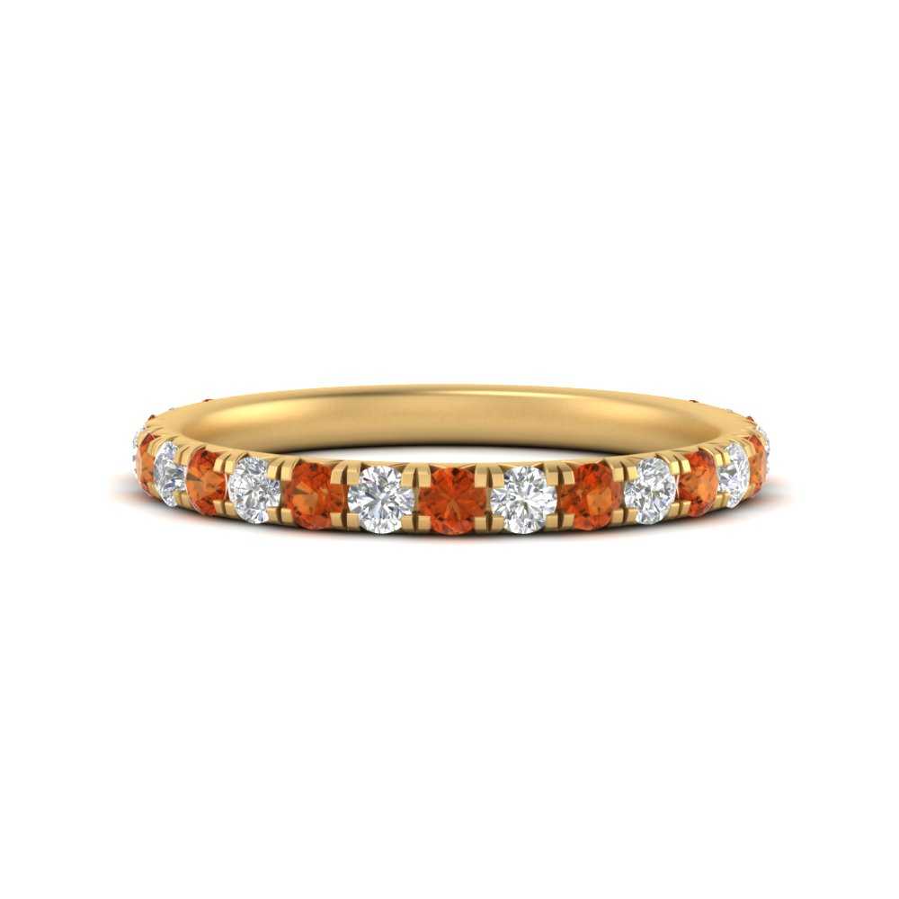 0.50-ct-simple-pave-wedding-band-with-orange-sapphire-in-FDENS1425BGSAOR-NL-YG