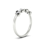 Load image into Gallery viewer, 0.50-ct-vintage-black-diamond-wedding-bands-for-women-in-white-gold-fdw2308gblackangle2-0.50ct-nl-wg
