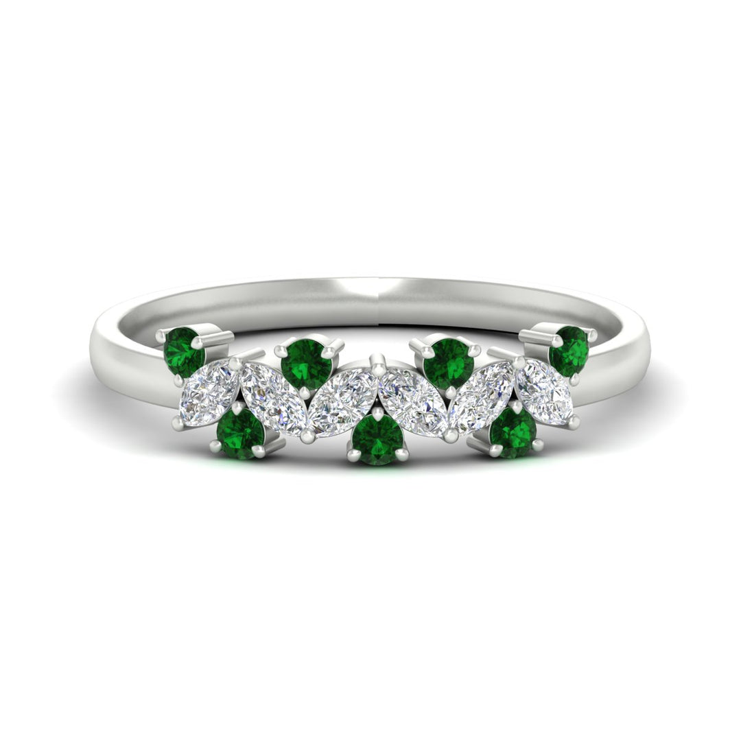 0.50-ct-vintage-emerald-wedding-bands-for-women-in-white-gold-fdw2308gemgrsleep-0.50ct-nl-wg