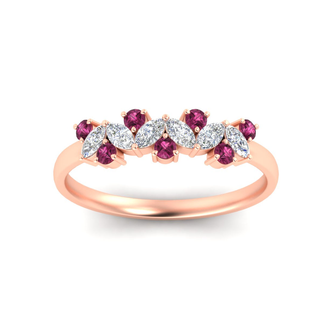 0.50-ct-vintage-pink-sapphire-wedding-bands-for-women-in-rose-gold-fdw2308gsadrpiangle5-0.50ct-nl-rg